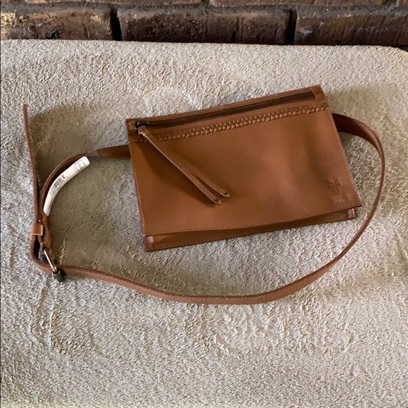 Frye Handbags - NWT Frye Tan Leather Belt Bag